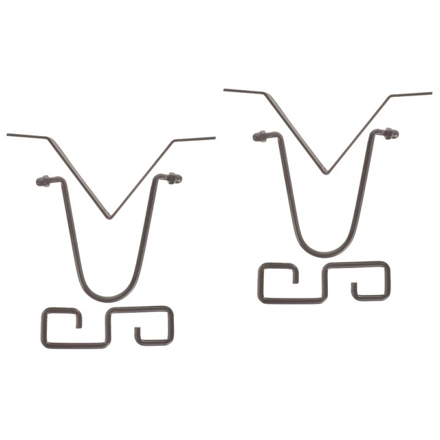 2 set gancio catena pioggia a forma di V catena pioggia per uscita beccuccio metallo