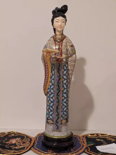 Chinese Cloisonne Enamel Figure