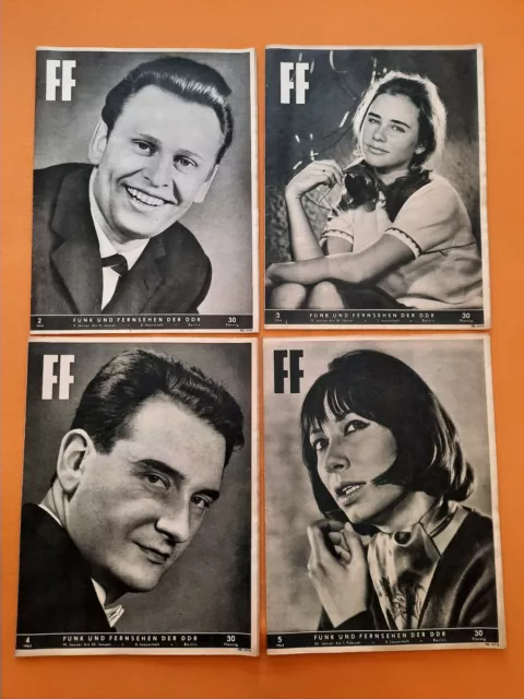 Zeitschrift FF Funk und Fernsehen 28 Hefte des Jahrgangs 1964 DDR
