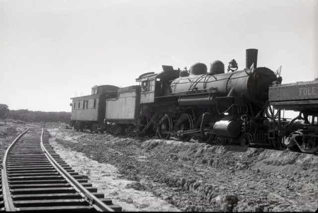 1952 CNW Chicago & Northwestern 4-6-0 Locomotive #1350 - Orig Railroad Negative