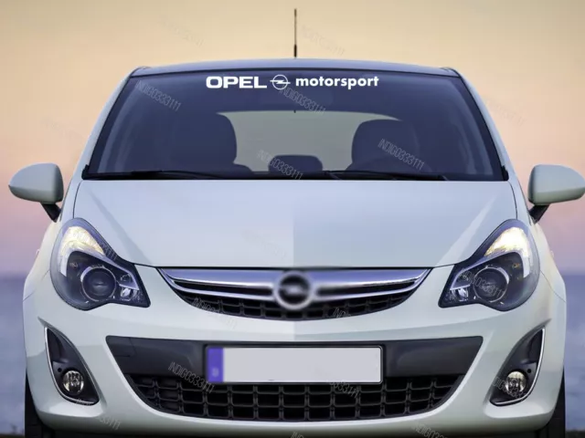 Motorsport Aufkleber für fenster passt Opel Corsa Insignia Emblem Logo #21