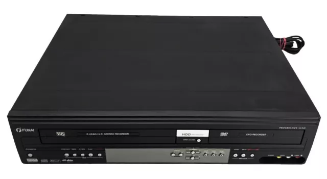 Funai T3A-A8182DB DVD VHS HDD Video Recorder VCR Kombigerät zum Digitalisieren