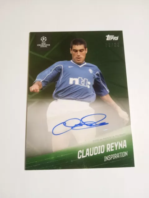 Topps Gio Reyna Curated Set American Dream Claudio Reyna Auto /99 BVB Autograph