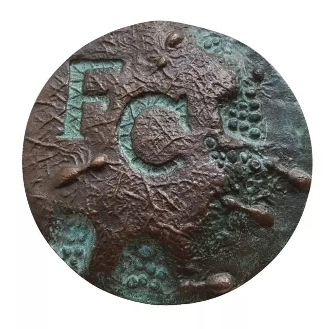 Finland - Vainio Large Molded Bronze Art Medal, Vivere et Colligere, 114mm