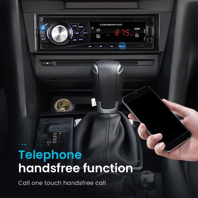 Bluetooth Unité de tête audio dans le tableau de bord Lecteur MP3 de voiture