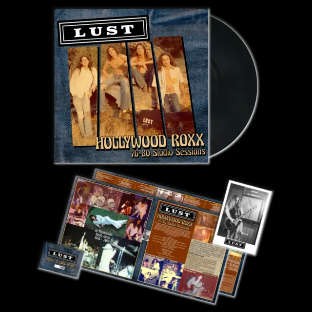 LUST - Hollywood Roxx (76-80 Studio Sessions – LIM.200 BLACK V.*US MELODIC METAL