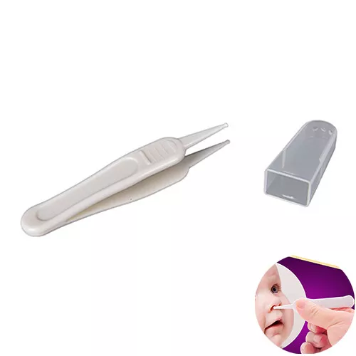 Pinzetta pulizia bambino pulizia orecchie naso rimozione ombelico plastica Z8 Sb