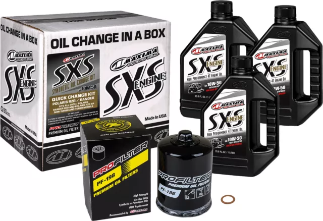 SXS Synthetic Oil Change Kit for Polaris Ranger 900/1000 RZR XP See list