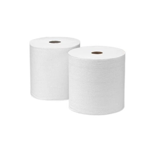 Kleenex 425 ft White Hard Roll Paper Towels, 12 Rolls (KCC01080)