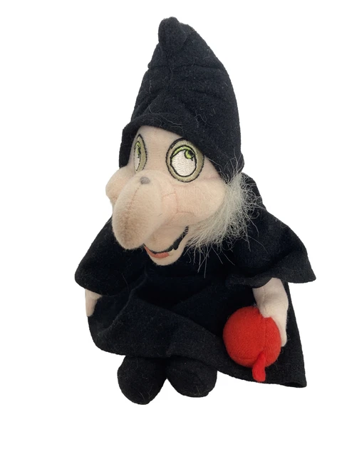 DISNEY TOPSY TURVY SNOW WHITE EVIL QUEEN WITCH 10 INCHES 3 IN 1