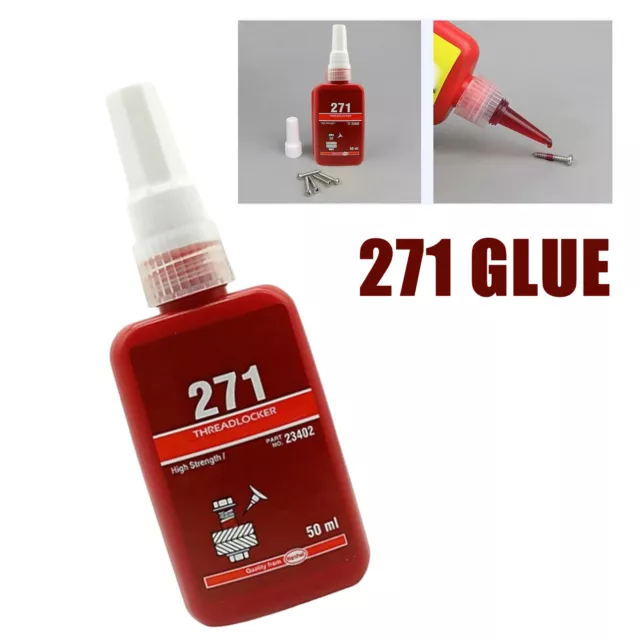 50Ml Loctite-271 High Strength - Threadlock - All Metal Adhesive- Glue