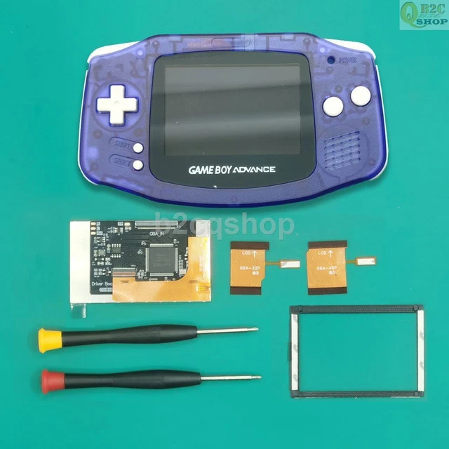 Gba Dev Kit GBA GAMEBOY ADVANCE IPS LCD Backlight Kit Highlight Drop in NO SOLDER ...