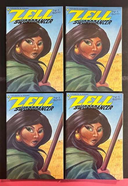 Thoughts & Images Zell Sworddancer #1 Lot of 4 Comics