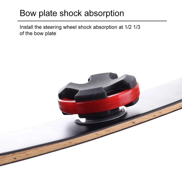 Steering Wheel Shock Absorber 12x13x4.5cm 4cm In Diameter Bow Piece Recurve Bow