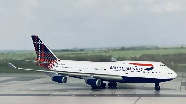 Boeing 747-400 British Airways »Scotland« Herpa Wings 1:500