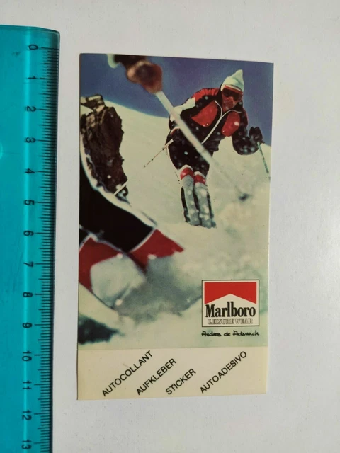 MARLBORO LEISURE WEAR ANDREA DE ADAMICH ADESIVO ANNI 80 80s OLD STICKER VINTAGE EUR 4,90 - IT