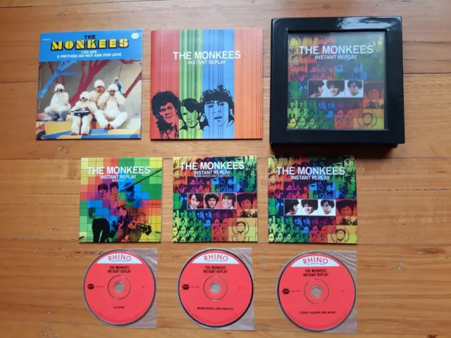 MONKEES - INSTANT REPLAY - SUPER DELUXE BOX SET 3 x CD's + 7" VINYL + 87 TRACKS