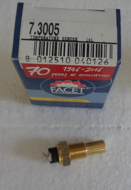 Sensore Temperatura Refrigerante Facet 7.3278 - Per Auto VW, Audi, Skoda, Seat, Compatibile Con Modelli Diversi