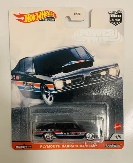 Hot Wheels Plymouth Barracuda Hemi  Car Culture Sealed Premium