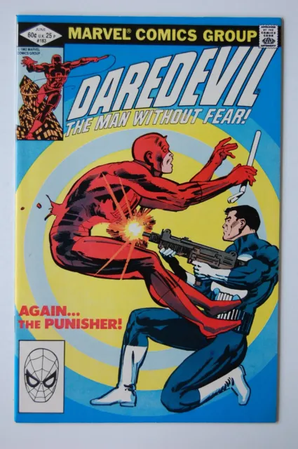 DAREDEVIL #183 (1982) | NM- | 1st Punisher Battle, Frank Miller