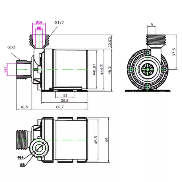 Error Fluid Temperature Range Water Pump New And High Quality Water Pump