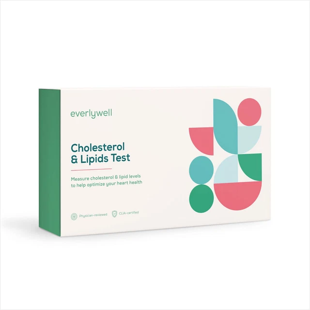 Prueba de colesterol y lípidos Everywell CLIA Expiración 05/2024 NUEVO Envolvido Retráctil