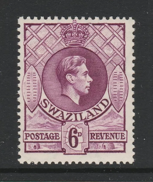 Swaziland 1938-54 6d Deep magenta Perf. 13½ x 13 SG 34 Mnh.