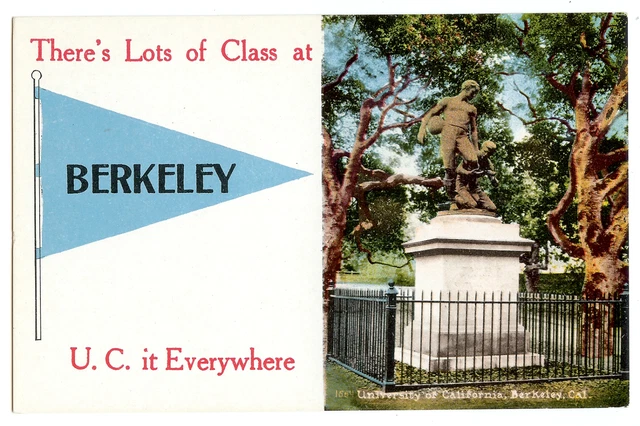 Vintage THERE'S Lots De Classe À UC Berkeley Carte Postale non Posté