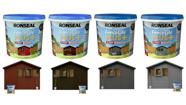 Ronseal fence on sale paint charcoal grey