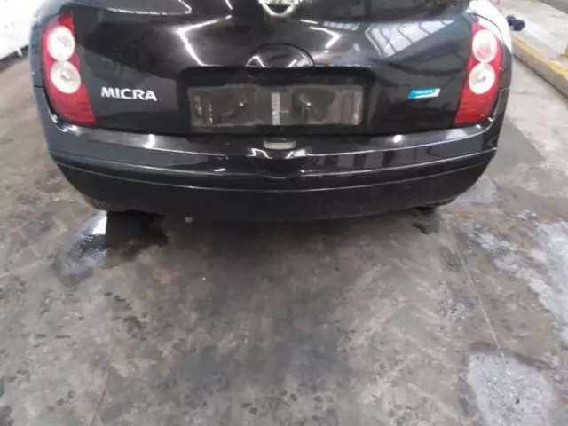 Rear Bumper Nissan Micra Mk3 Fl (K12) 02-10 Visia 5 Door Hatch Black - 12856871 2