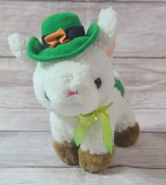 Kiddiefun Dublin Ireland Plush St. Paddy's Lamb Sheep Stuffed Animal Kiddifen 7"