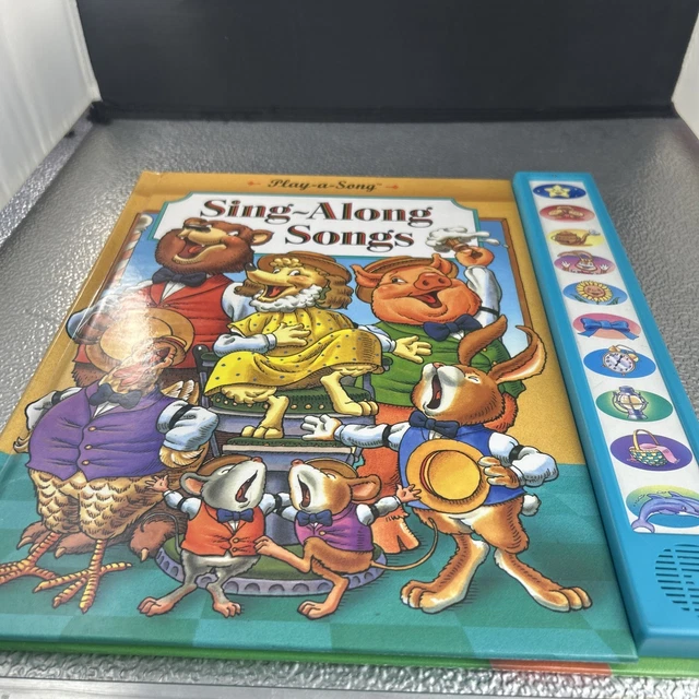VINTAGE SING ALONG Songs Play a Song Sound Book Works 1994 Phil Bliss ...