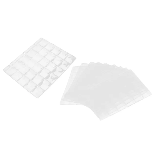 Clear Coins Pocket Pages 300 Poches Coin Protect Sleeves Holder for Coin