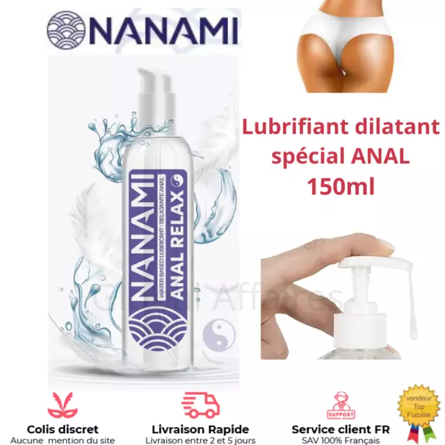 Lubrifiant Sex Anal Dilatant Relaxant Sexuel Gel Intime a base d'eau Inodore