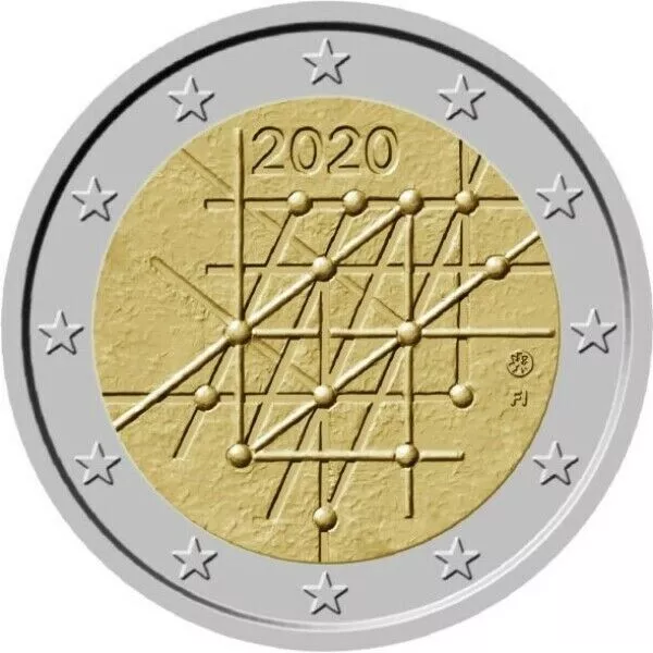 1x 2euro commémo. Finlande 2020 - 100 ans de l'Université de Turku (neuve)