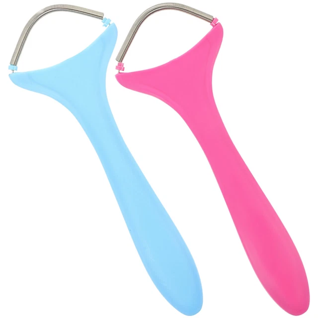 2 piezas removedor de vello facial zona de bikini afeitadora removedor de pelo de resorte