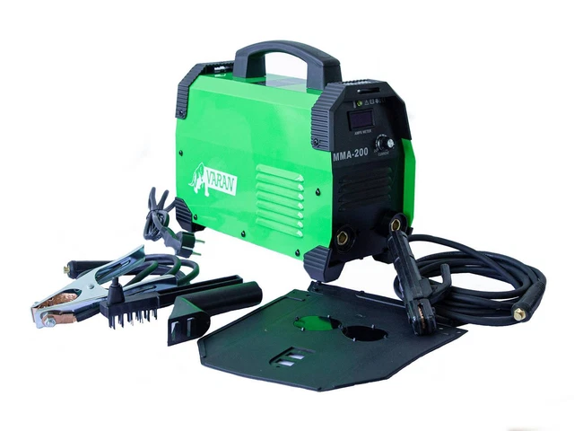 POSTE A SOUDER A l'ARC PORTATIF MMA VARAN ARC-200 INVERTER + 2 CONNECTEURS RA...