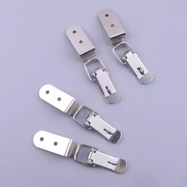 4set Stainless Steel Spring Toggle Latch Catch Clamp Clip For Loaded Box Case