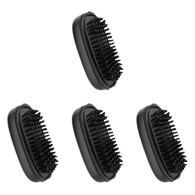 Set of 4 Equestrian Horse Cleaning Brush Massage Kit Kits Horses