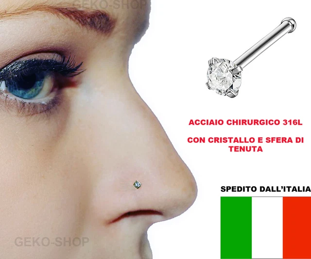 Piercing naso orecchini top