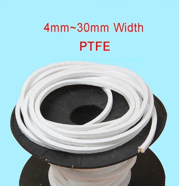 PTFE Gland Packing PTFE Sealing Strip Oil-Free And Corrosion-Resistant 4mm~30mm