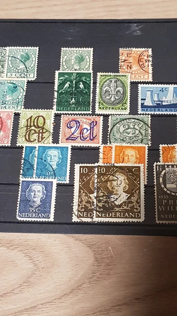 Konvolut / Lot 9 - alte Briefmarken aus Holland - Nederland - Niederlande 3