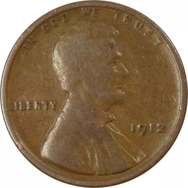 1912 Lincoln Wheat Penny - G/VG