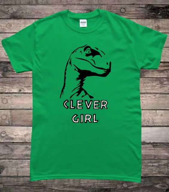 Jurassic Velociraptor Dinosaur Clever Girl T-Shirt