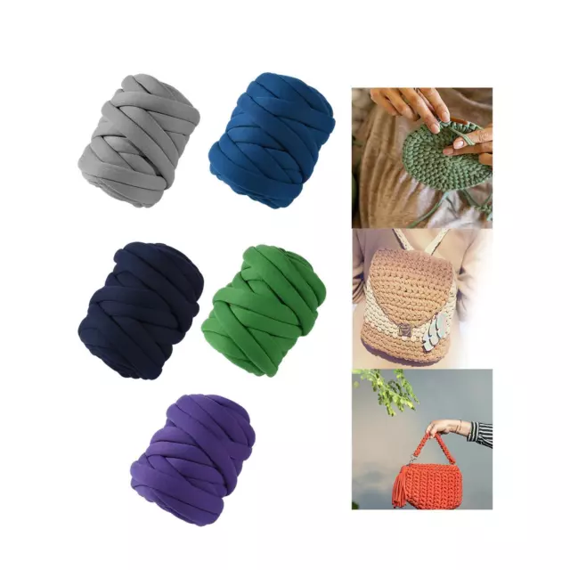 Chunky Yarn Crocheting Jumbo Tubular Yarn for Rug Making