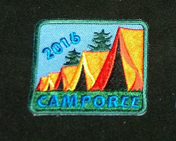 (1) 2016 Girl Scout Ricamato Ferro Su Toppa Distintivo, Fascia Viaggio Gilet