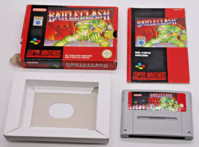 Jeu BATTLE CLASH sur Super Nintendo SNES PAL 100% authentic