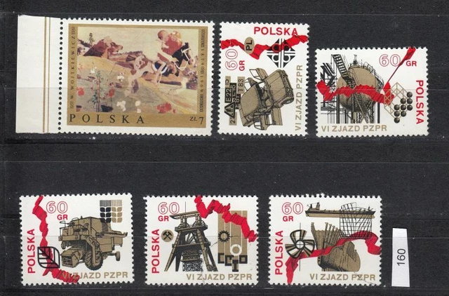 Briefmarken Polen gestempelt