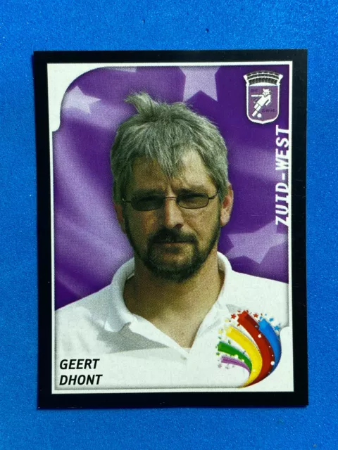 Panini Football 2008 Belgium Sticker n.539 Geert Dhont (Zuid-West)