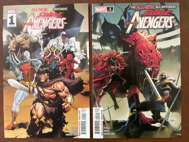 Savage Avengers Vol 2, 1,2,3,4,5,6,7,8,9,10, Complete series, Conan, Electra, NM